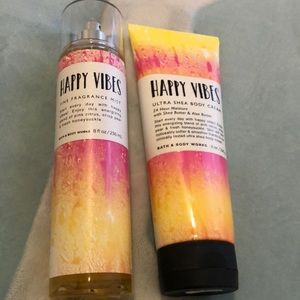 Happy vibes body spray & cream